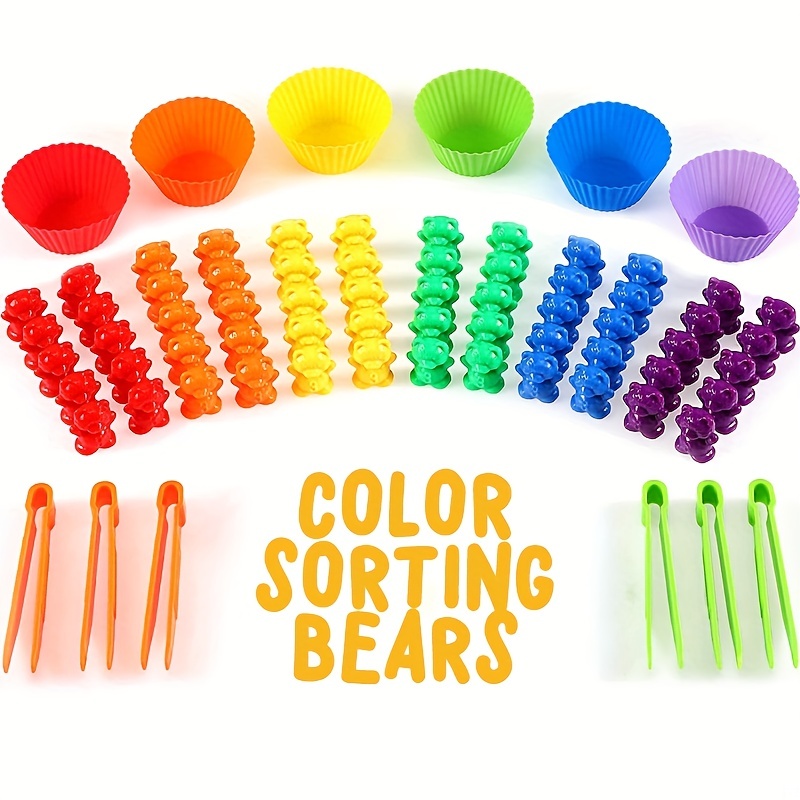Montessori Sorting and Counting Bears