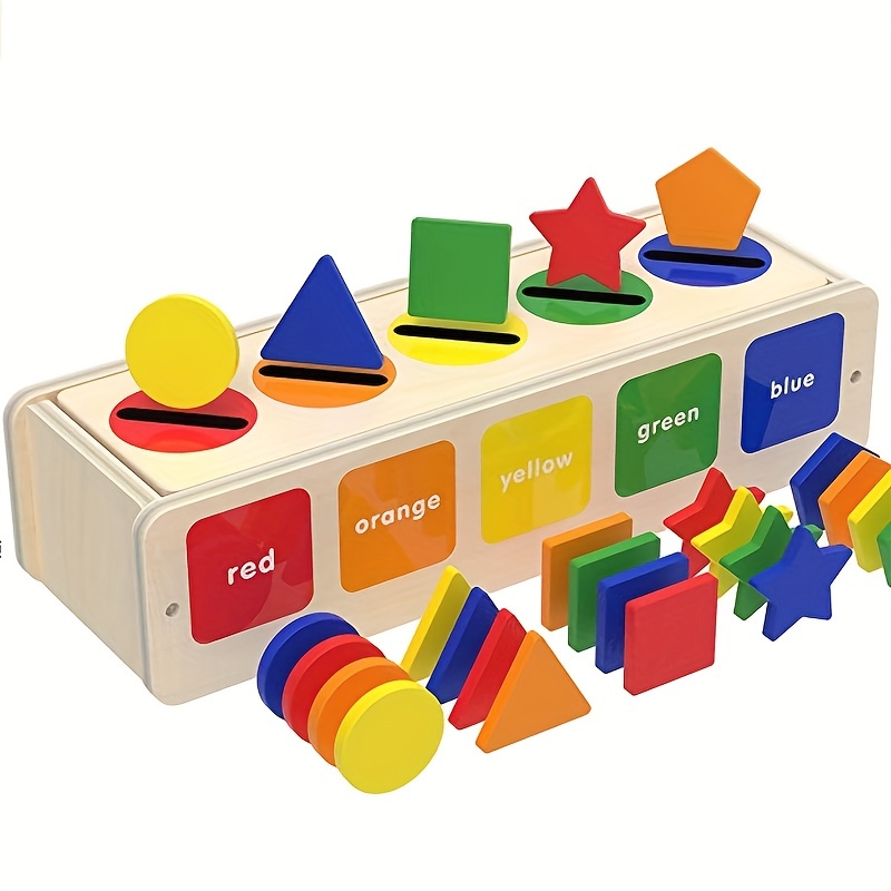 Montessori Wooden Shape Sorter Box
