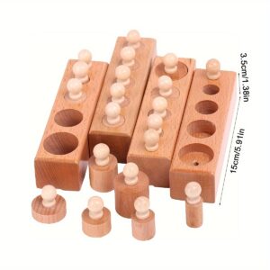 Montessori Knobbed Cylinders